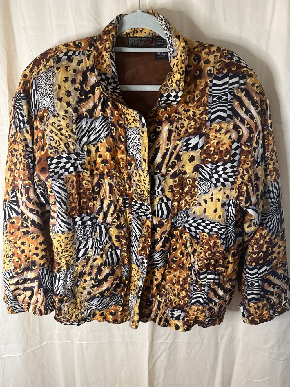 Bold Yellow Multi Animal-Print Bomber Jacket